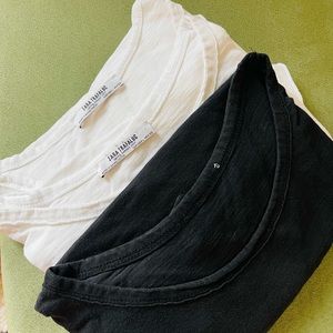 Zara Trafaluc Basic Crew Neck T-shirt Bundle